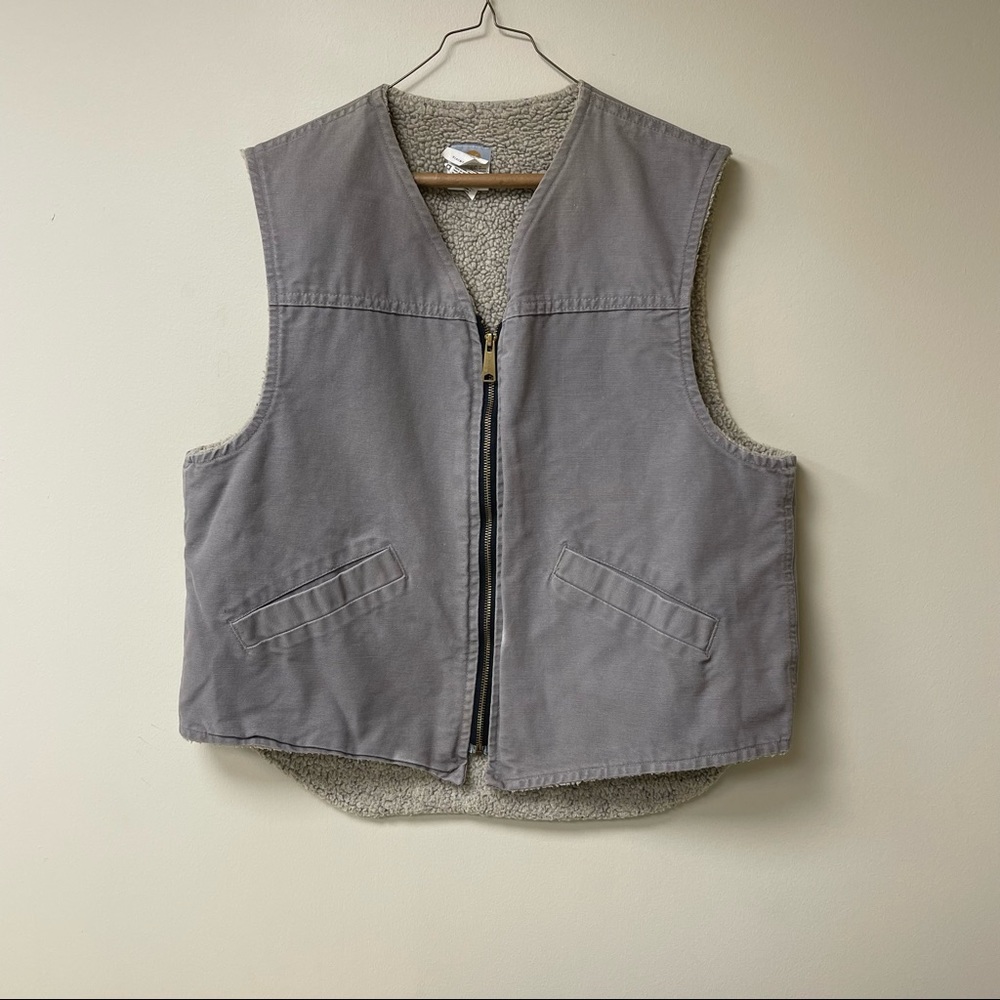 Carhartt Fleece Lined Cold Weather Vest Size Large
